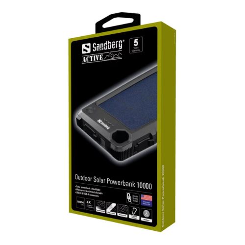 Външна соларна захранваща батерия 10000