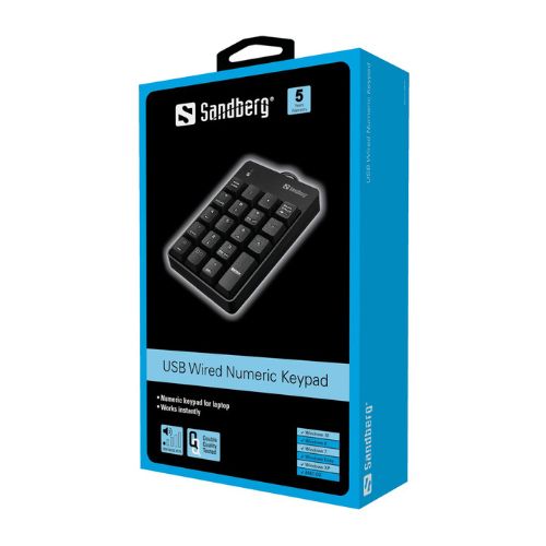 USB кабелна цифрова клавиатура