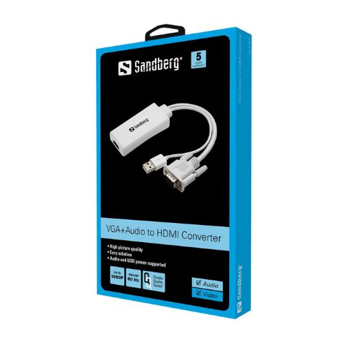 VGA+аудио към HDMI конвертор