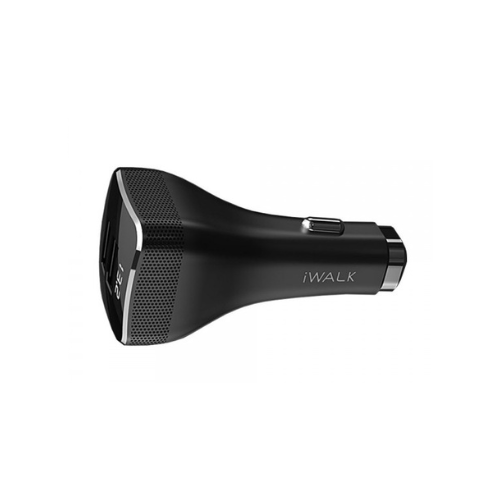 Dolphin Q Duo Dual Port USB Car Charger Black