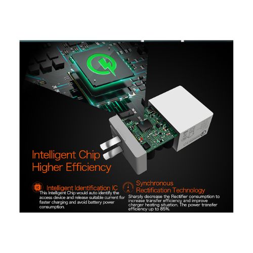 Leopard Q3 USB зарядно за стена Quick Charge 3.0