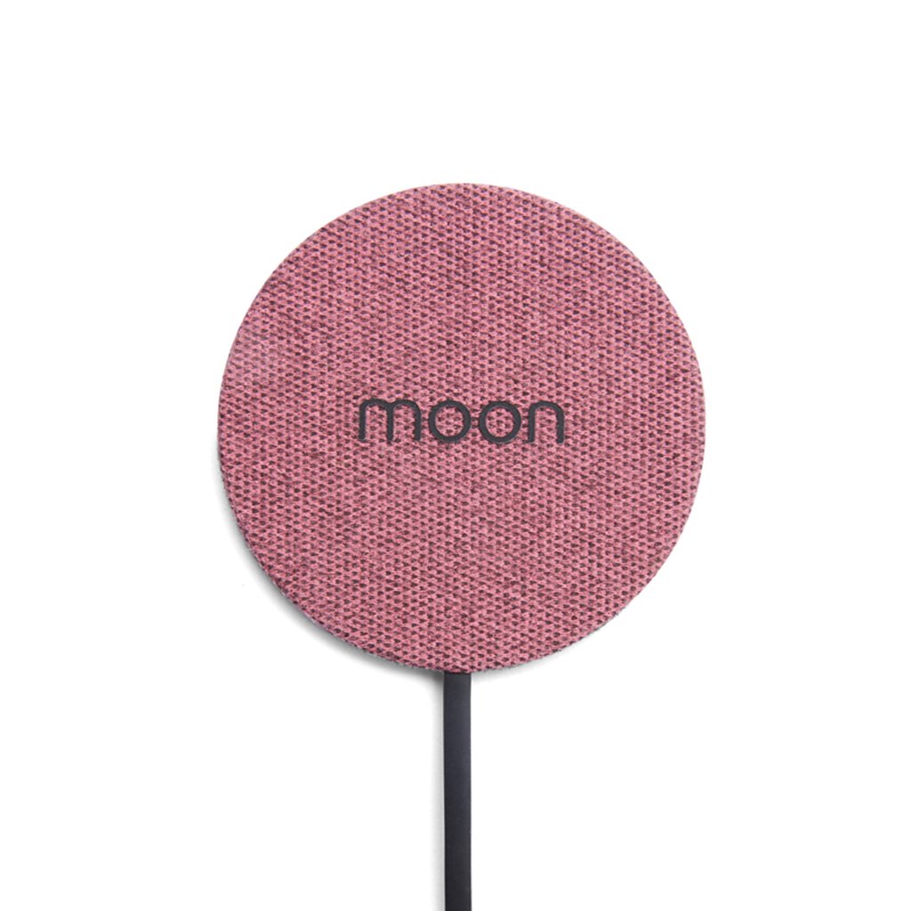 Wireless Charger Pad Pink Fabric
