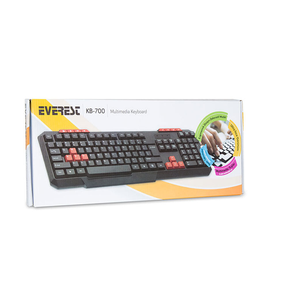 Everest Rampage KB-700 USB мултимедийна клавиатура