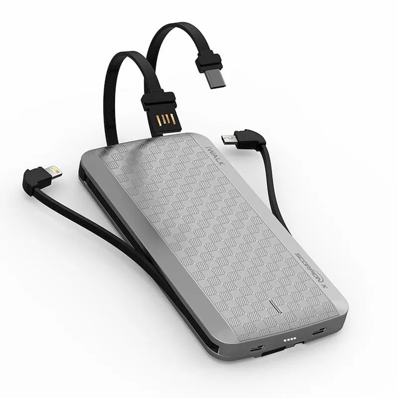 Scorpion X Powerbank с вградени кабели