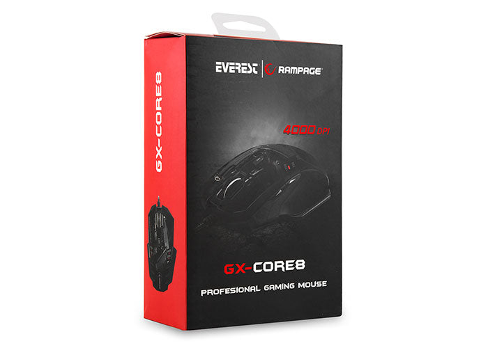 Геймърска мишка Everest Rampage GX-CORE8 Guns
