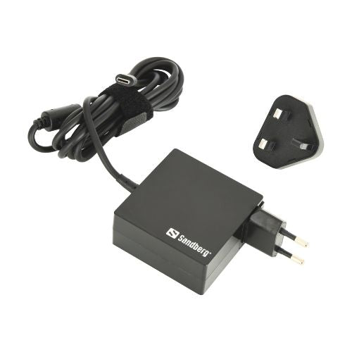 USB-C PD AC зарядно устройство 65W EU+UK