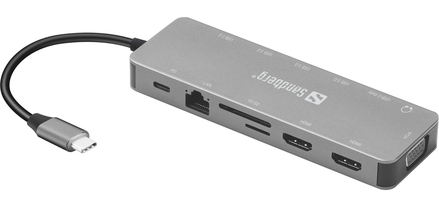 USB-C 13-in-1 Travel Dock