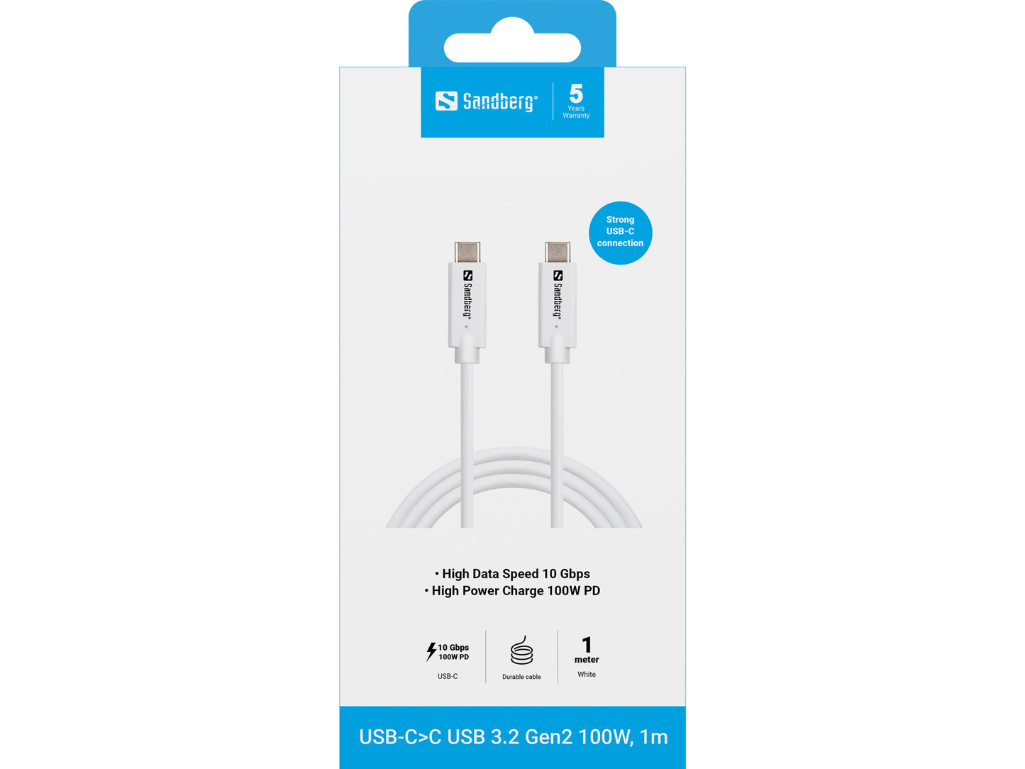 USB-C>C USB 3.1 G2 100W, 1M