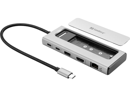 USB-C 6in1 Travel Dock SSD Case
