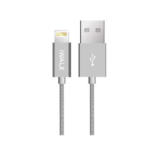 MFI сертифициран  USB кабел за синхронизиране на данни и зареждане | Сребро