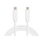 USB-C кабел за зареждане 100 W | Бял | 1м