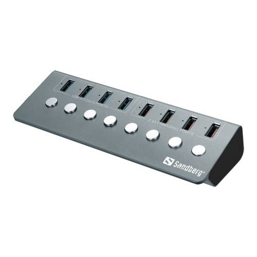 USB 3.0 Hub 4 Data Ports + 4 Charge Ports