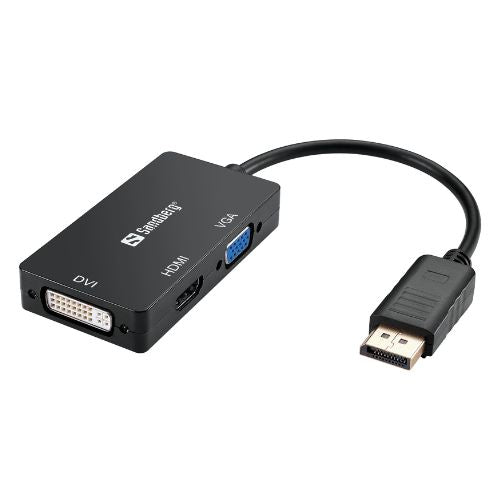 DisplayPort to HDMI+DVI+VGA