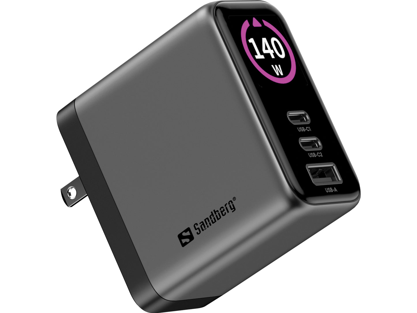 Travel Charger PD140W Display