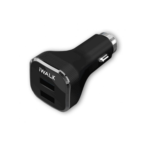 Dolphin Q Duo Dual Port USB Car Charger Black