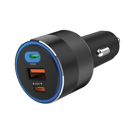 Car Charger 3in1 130W USB-C PD