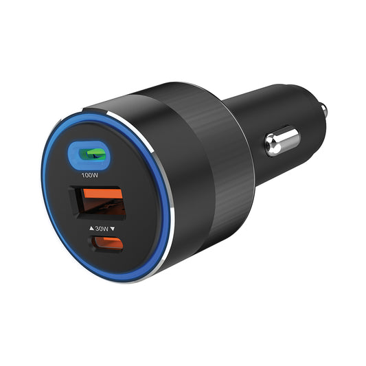 Зарядно за кола 3в1 130W USB-C PD