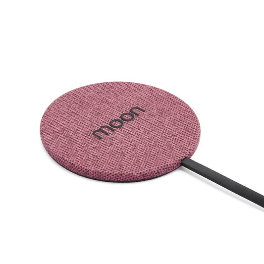 Wireless Charger Pad Pink Fabric