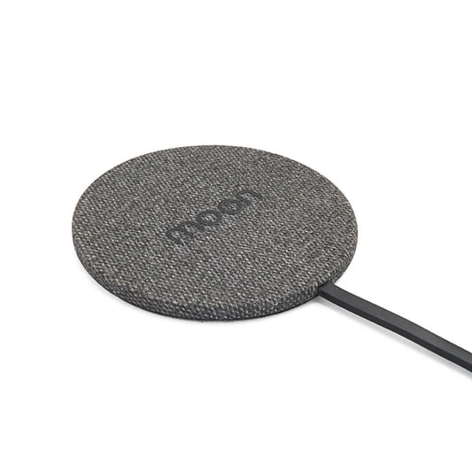 Wireless Charger Pad Black Fabric