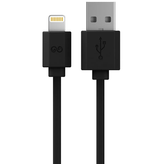 Lightning to USB Charge and Sync Cable | Black
